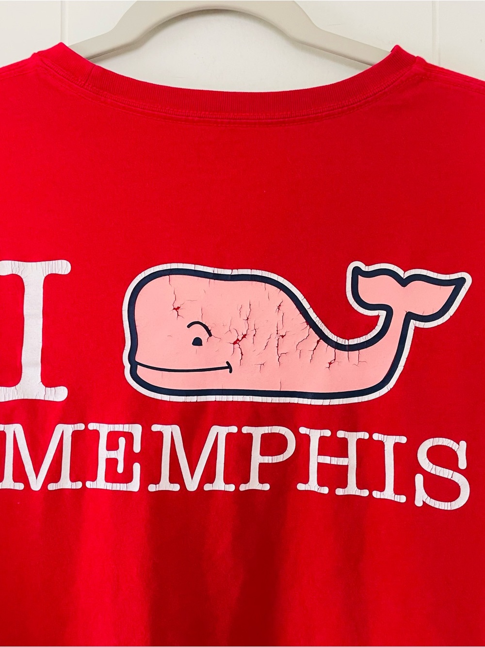 Vineyard Vines Men's Bright Red Long-Sleeve Pocket Tee - Picture 7 of 8
